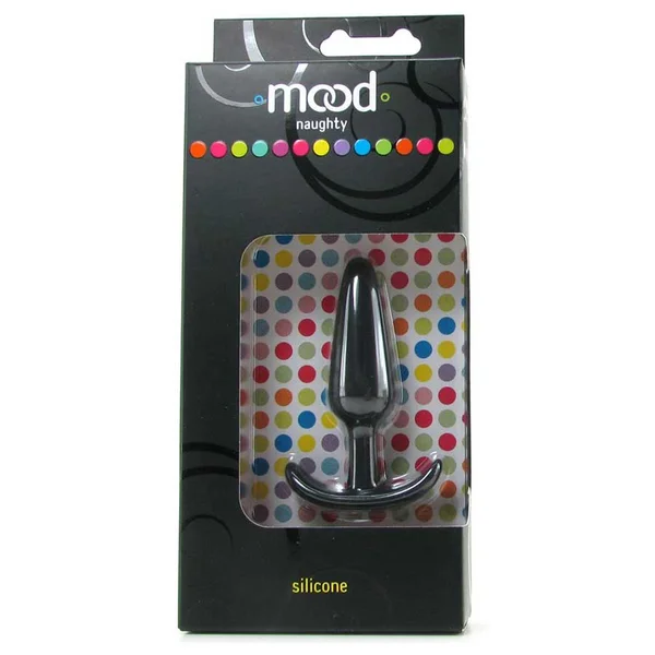 Mood Naughty Black Silicone Butt Plug by Doc Johnson (S,M,L, & XL) — image 6 of 6