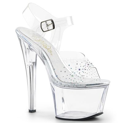 7 inches Heel 2 3 4 inches PF Ankle Strap Sandal W AB RS