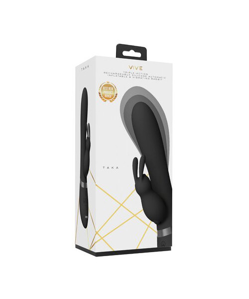 VIVE Taka 30 Function Rechargeable Inflating G-Spot Rabbit Vibe — image 7 of 8