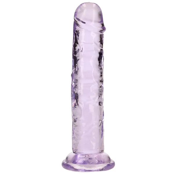 RealRock Crystal Clear Jelly 6 Inch Dildo