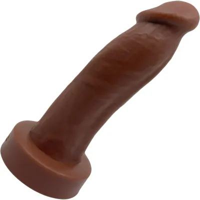 WEE Daddy Duncan 5 5 Platinum Silicone Realistic Dildo By Dee s Big Daddies Chocolate