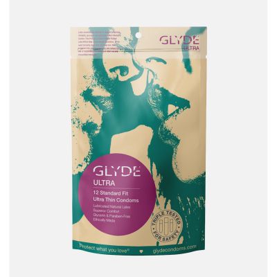 Glyde Ultra Standard Size Condoms Fair Trade Vegan