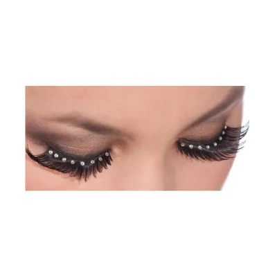 Lashes Crystal Gems with Black