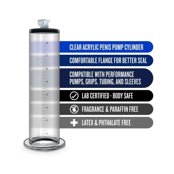 Performance - 9in X 2in Penis Pump Cylinder - Clear — image 13 of 14