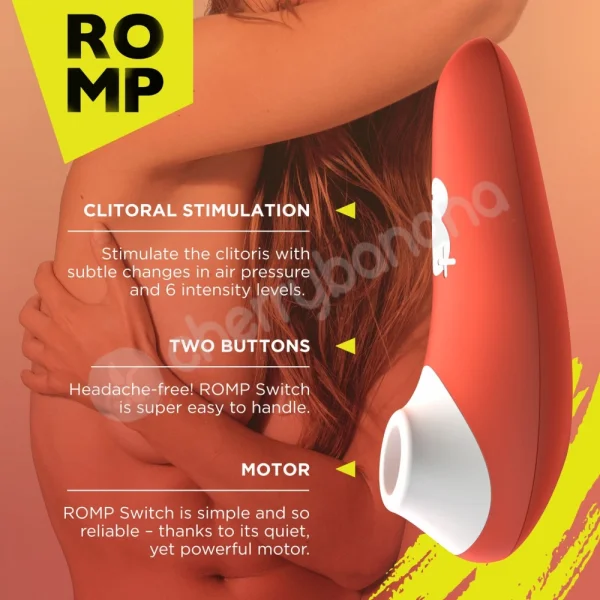 Romp Switch Clitoral Suction Vibrator