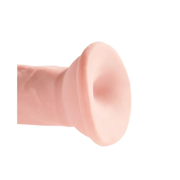 King Cock Plus 6" Triple Density Cock With Suction Cup Base - Vanilla