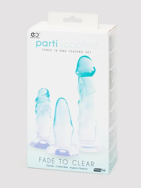 Jelly Ombre Suction Cup Anal Training Set (3 Piece) — image 4 of 6