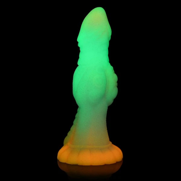 Creature Cocks -  Galactic Cock Alien Creature Glow-in-the-Dark Silicone Dildo