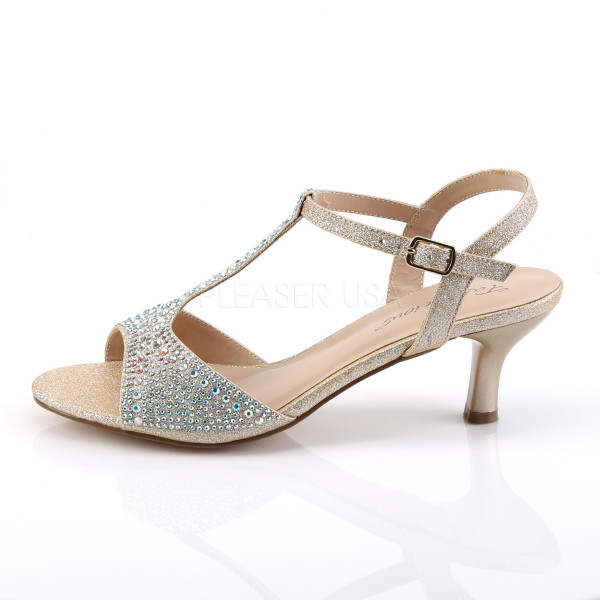 2 1/2 inches Kitten Heel, T-Strap Sandal — image 7 of 8
