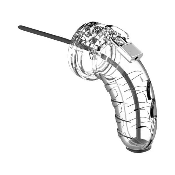 Cage With Silicone Urethal Sounding 16 - Transparent — image 8 of 13