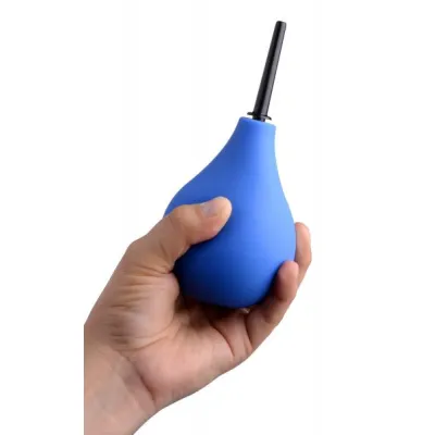 Premium One Way Valve Anal Douche Blue