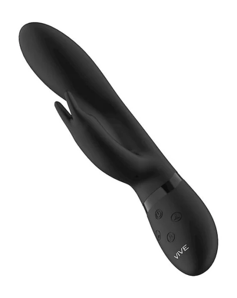 Zosia - Classic G-spot Rabbit  - Black - 8 Inch