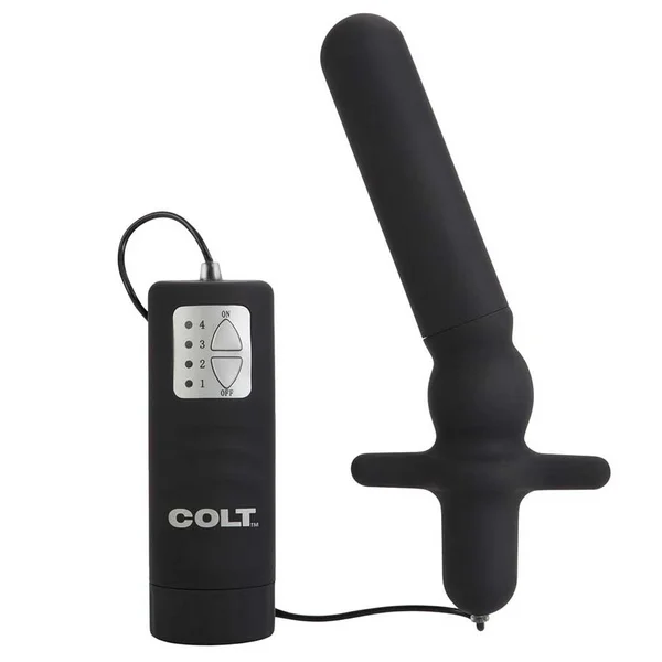 Waterproof Anal T Vibrating Probe with Controller by Colt — image 2 of 6