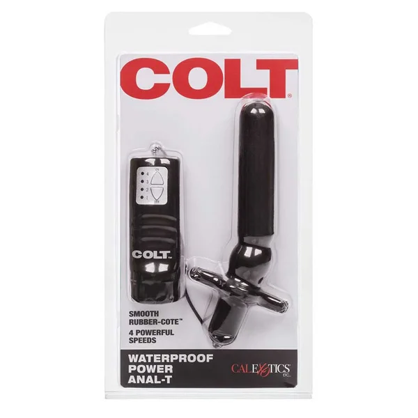 Waterproof Anal T Vibrating Probe with Controller by Colt — image 5 of 6