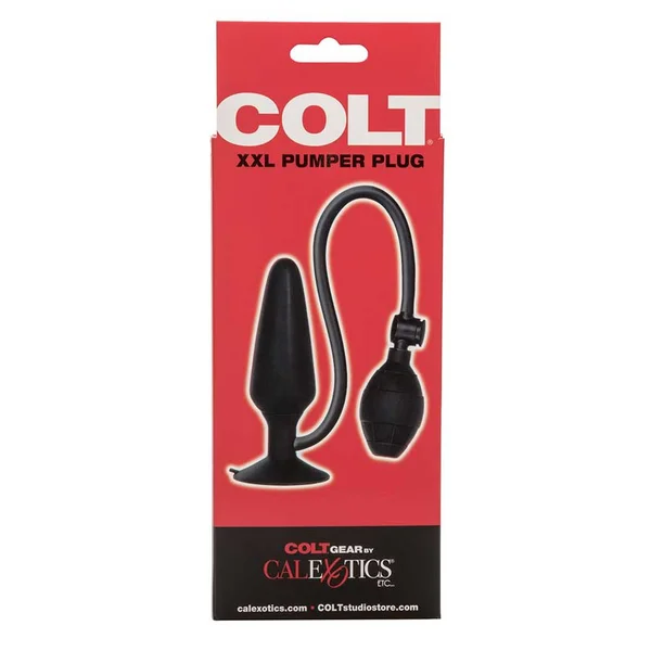 XXL Black Inflatable Pumper Butt Plug by Colt — image 8 of 8