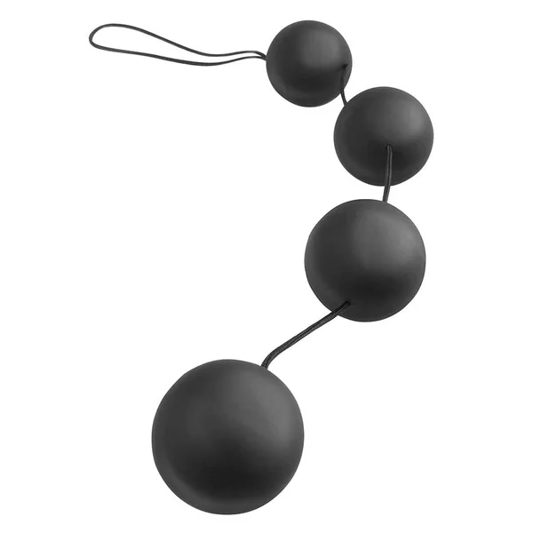 Anal Fantasy Collection Deluxe Vibro Black Anal Balls by Pipedream — image 2 of 3