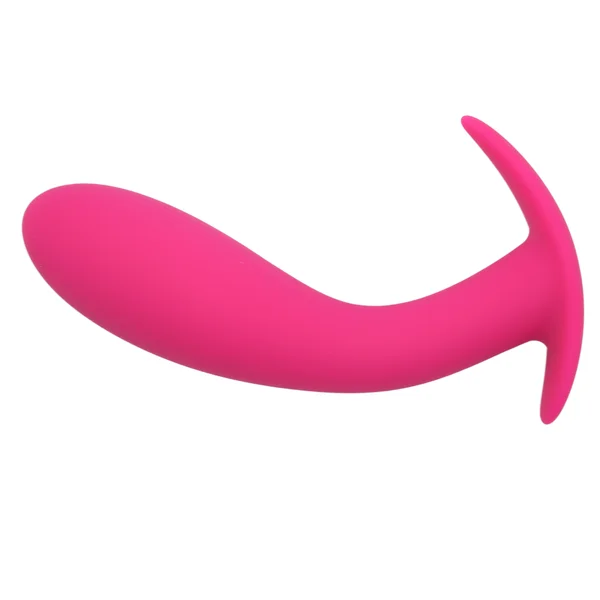Curved Silicone Butt Plug With Flared Base — image 17 of 20