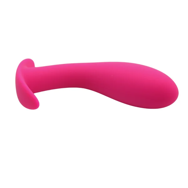 Curved Silicone Butt Plug With Flared Base — image 19 of 20
