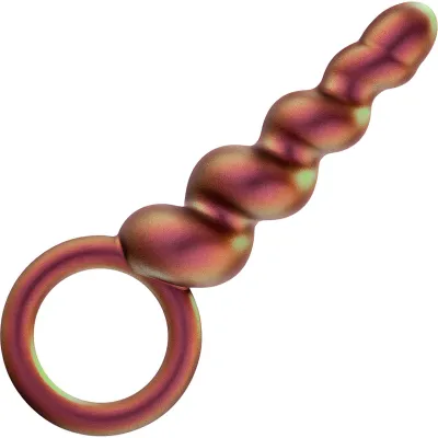 Anal Adventures Matrix Spiral Loop Silicone Butt Plug By Blush Copper