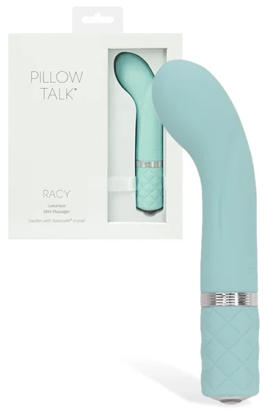 Pillow Talk Racy - 5" G-Spot Vibrator with Swarovski Crystal Accent