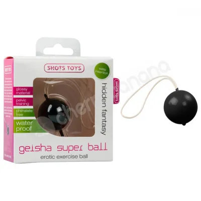 Shots Toys Black Geisha Super Ball