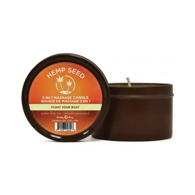 Eb Hemp Seed 3 in 1 Massage Candle Float Your Boat