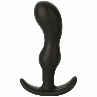 Mood Naughty 2 Medium Silicone Butt Plug by Doc Johnson Black