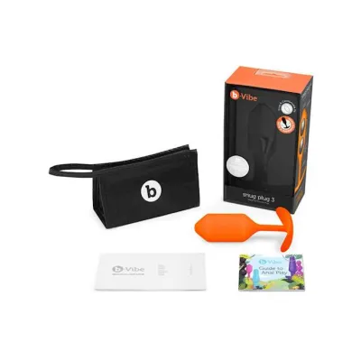 B vibe Snug Plug 3 Orange