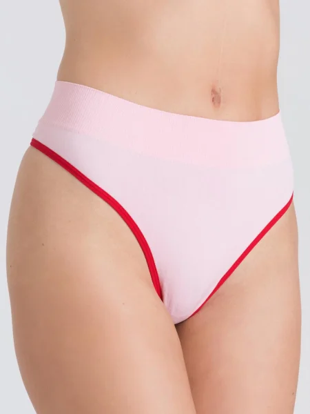 Lovehoney Mindful Pink Seamless Thong Set (3 Count)