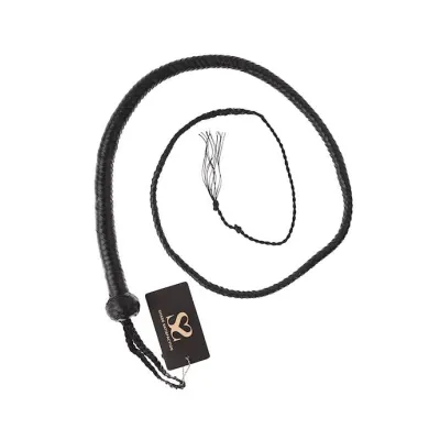 Bound X Leather Tassel Tip Bullwhip