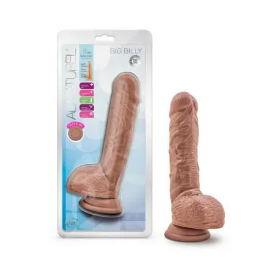Au Naturel Big Billy Dildo 9 In Mocha