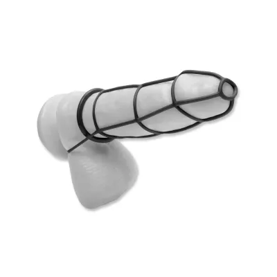 Fetish Fantasy Elite Cockcage Ring Set Black