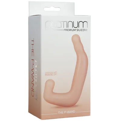 Doc Johnson Platinum The P Wand White