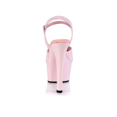 Aspire 6 Pink Vegan Platform Sandal By Pleaser