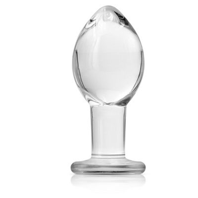 Large Glass Butt Plug
