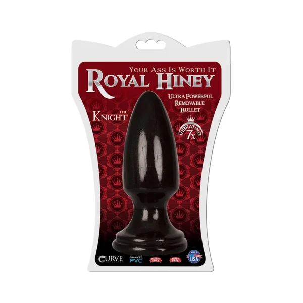 Royal Hiney Red The Knight Smooth Butt Plug — image 4 of 5