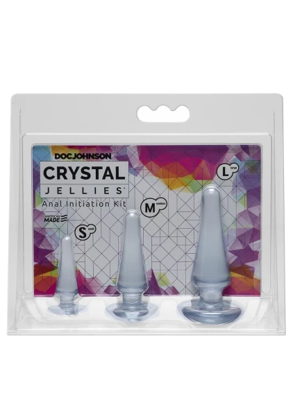 Crystal Jellies - Anal Initiation Kit (Purple)