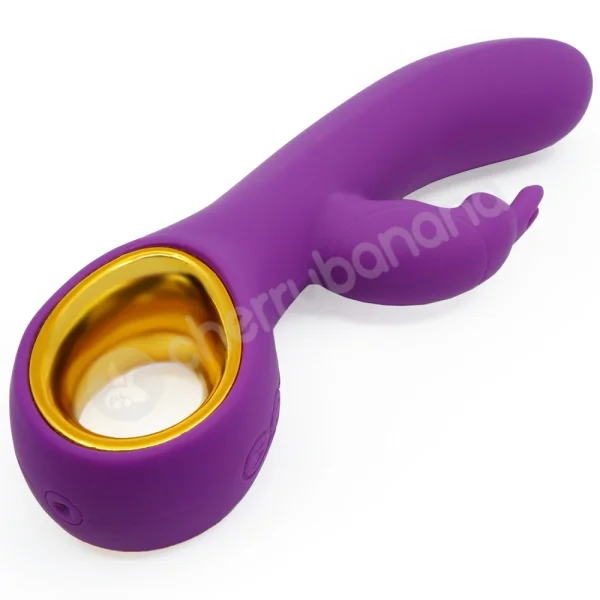 Cherry Banana Purple Vivid Touch G-spot Rabbit Vibrator