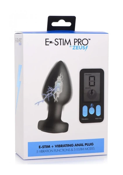 E-Stim Pro Vibrating Anal Plug
