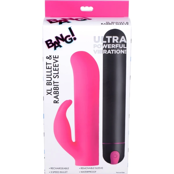 Xl Bullet and Rabbit Sleeve - Pink