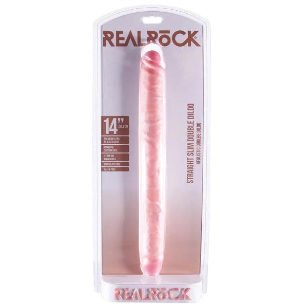 RealRock Slim Double Ended 14 Inch Dildo