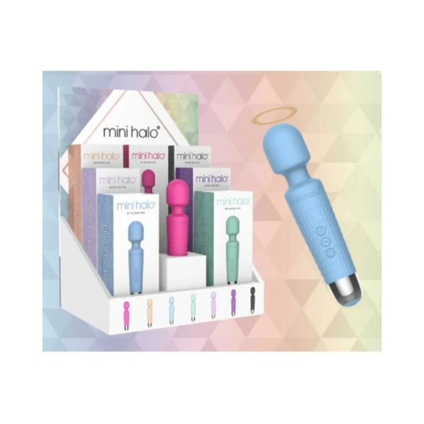 : Mini Halo Pop Display (7 Mini Halo Colors + Free Display)