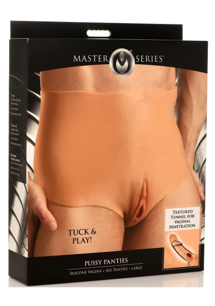 Pussy Panties Silicone Vagina and Ass Panties