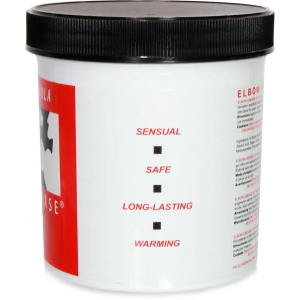 Elbow Grease Hot Cream - Oil-Based Lube | 15oz