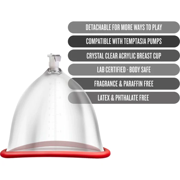 Blush Temptasia Breast Pump Cup