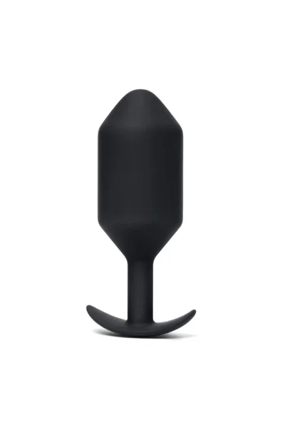 b-Vibe Snug Plug 7 XXXXL Silicone Weighted Butt Plug - Black