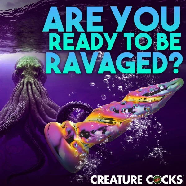 Creature Cocks - Enchantress Rainbow Glass Dildo