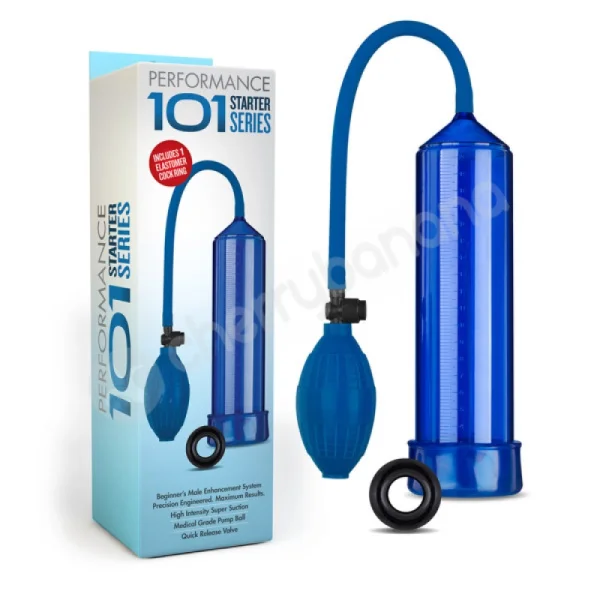 Performance 101 Starter Series Blue Penis Pump