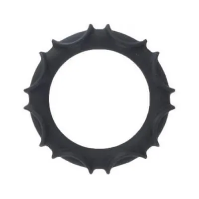 Atlas Silicone Ring Black