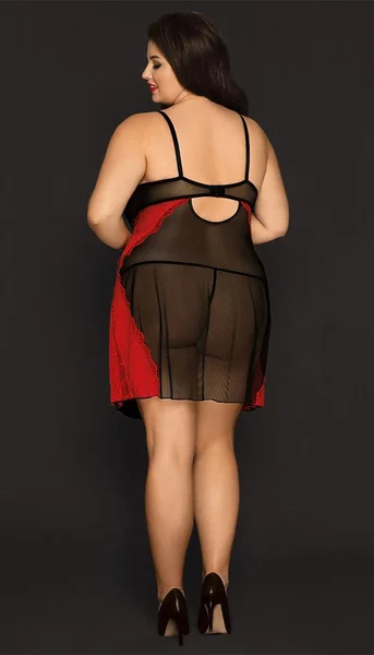Romantic Plus Size Lingerie Dress — image 7 of 7